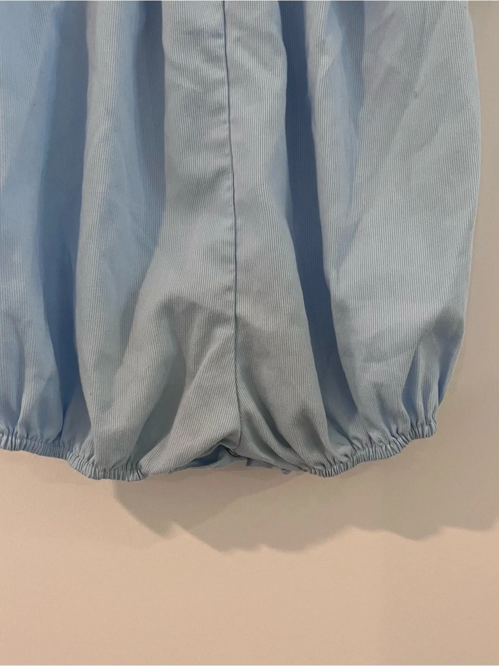 The Bailey Boys Baby Boy Light Blue Collared Bubble Smocked Bunnies Easter 24m